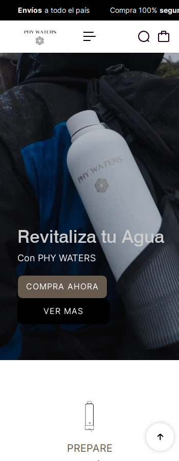Diseño Web Shopify Chile 6 phywater.cl