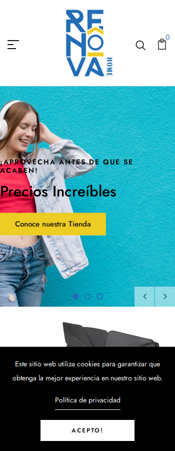 Diseño Web Shopify Chile 5 renovahome.cl