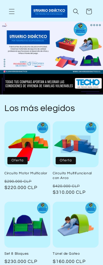 Diseño Web Shopify Chile 2 uniiversodidactico.cl